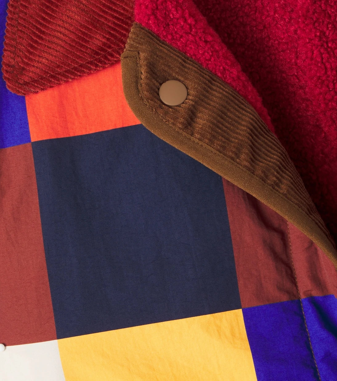 Bobo Choses - Multicolor Tiles reversible padded jacket