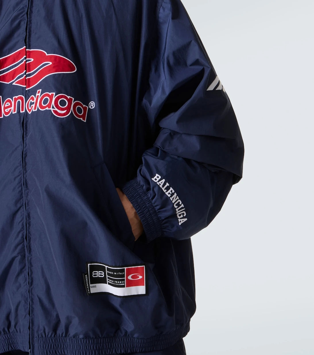 Balenciaga - 3B Sports Icon cotton-blend track jacket