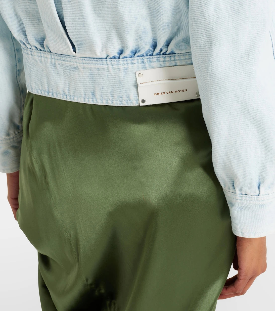 Dries Van Noten - Cropped denim jacket