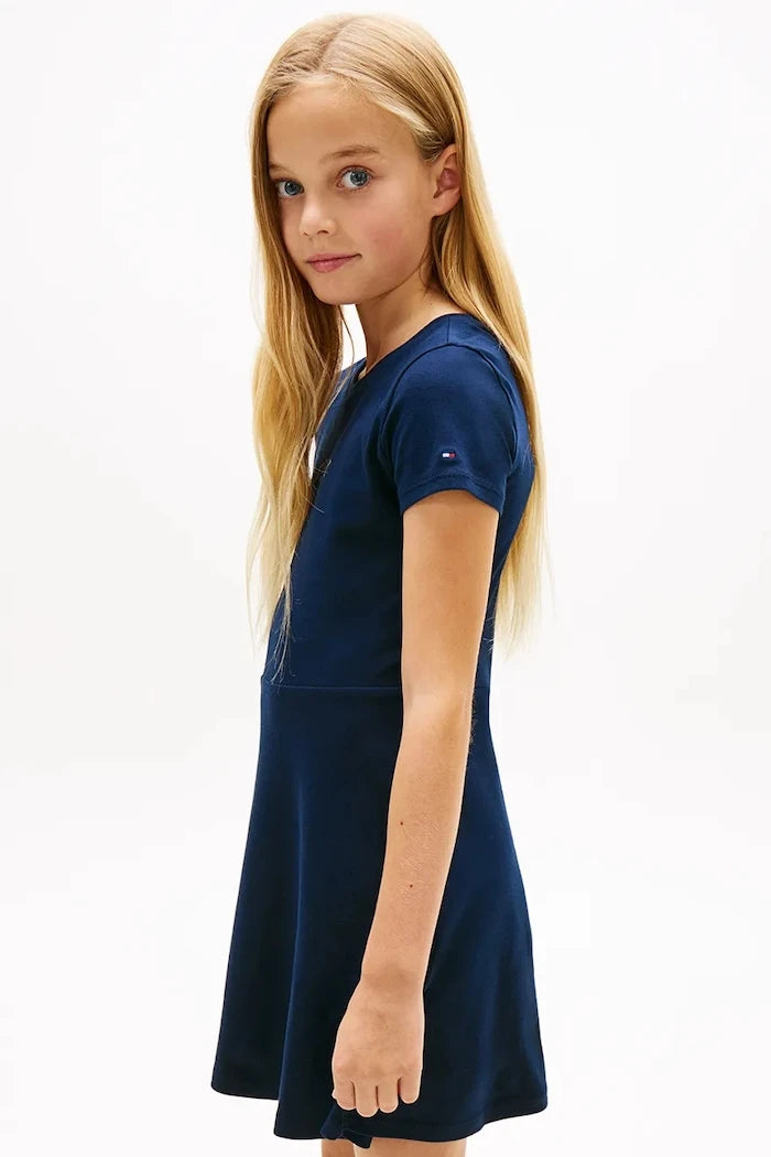 Tommy Hilfiger Çocuk Pamuklu Elbise