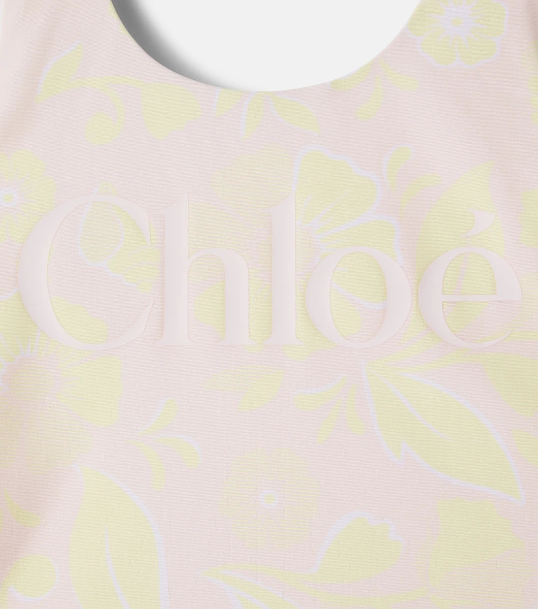 Chloé Kids - Logo floral swimsuit