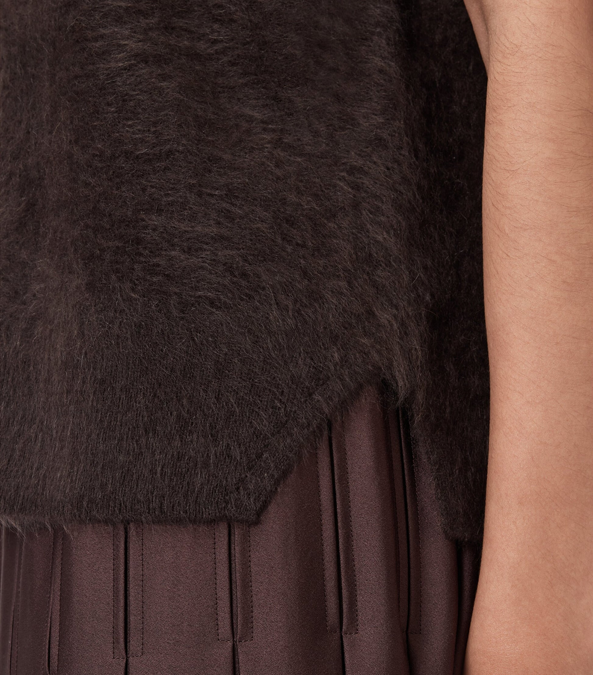 AllSaints Red Cashmere Rebel T-Shirt