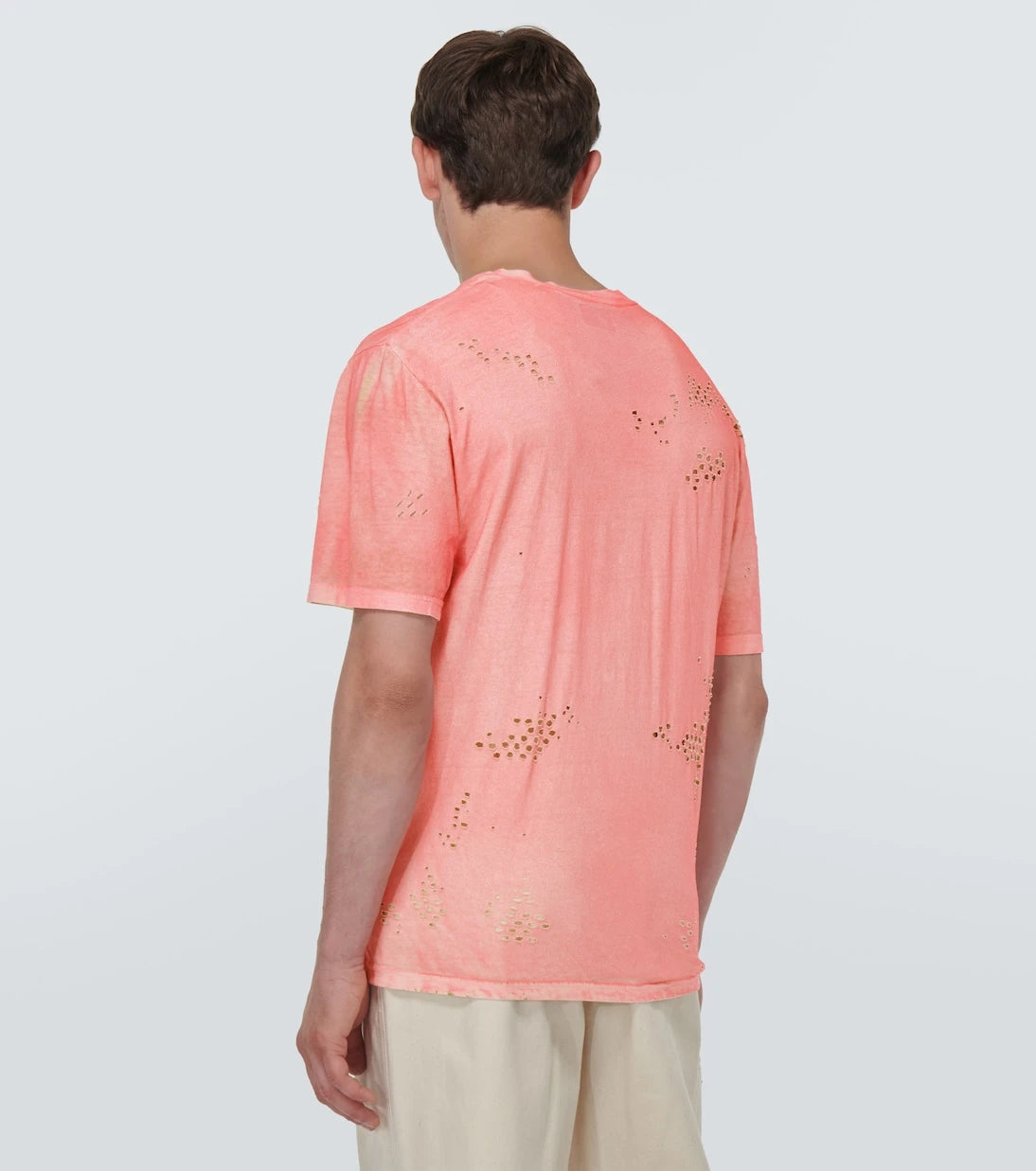 NotSoNormal - Distressed cotton jersey T-shirt