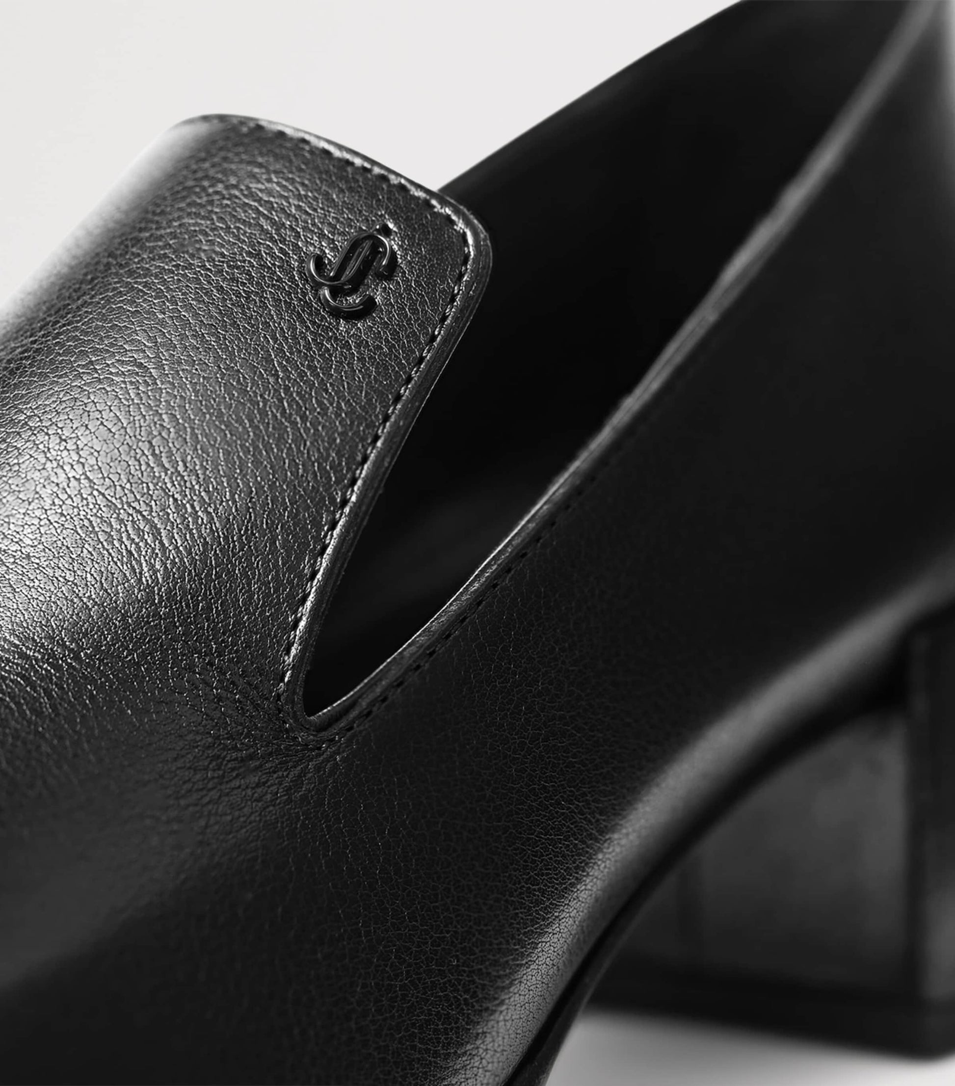 Eliot 45 Buffalo Leather Heeled Loafers