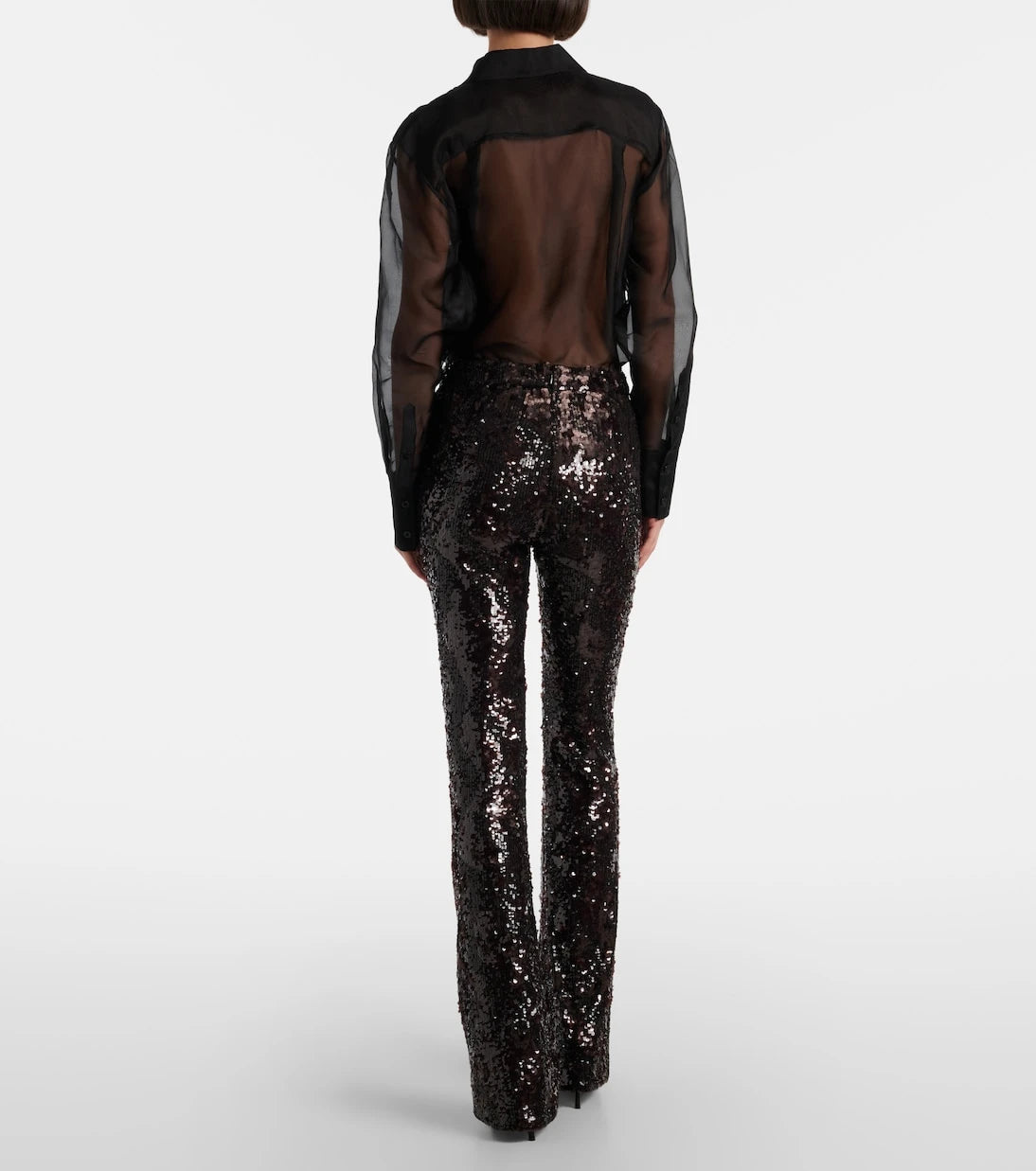 Veronica Beard - Collier sequined flared pants