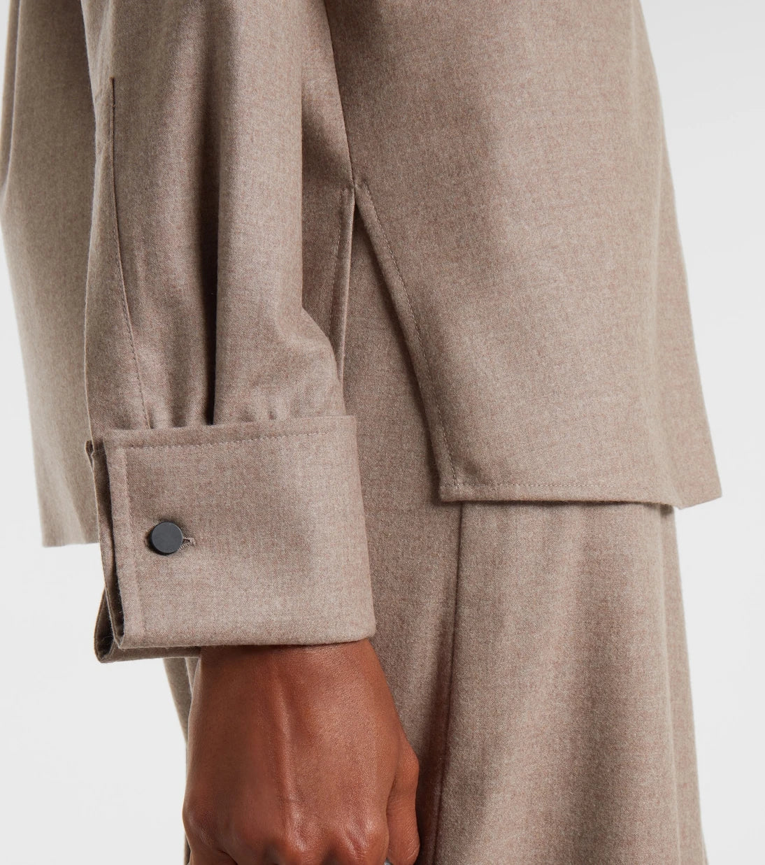 Max Mara - Tebaide cashmere-blend shirt