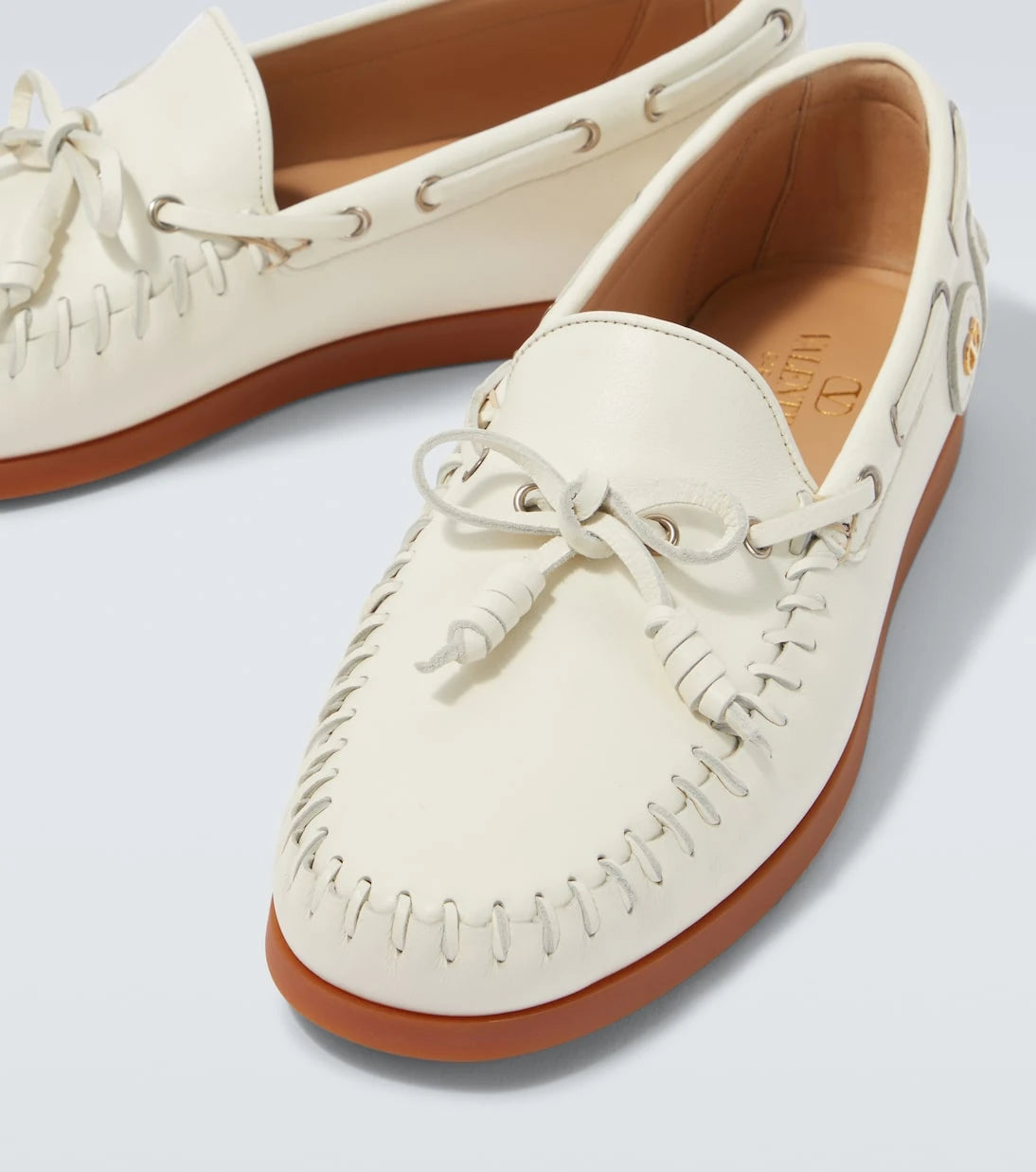 Valentino Garavani - Leather boat shoes