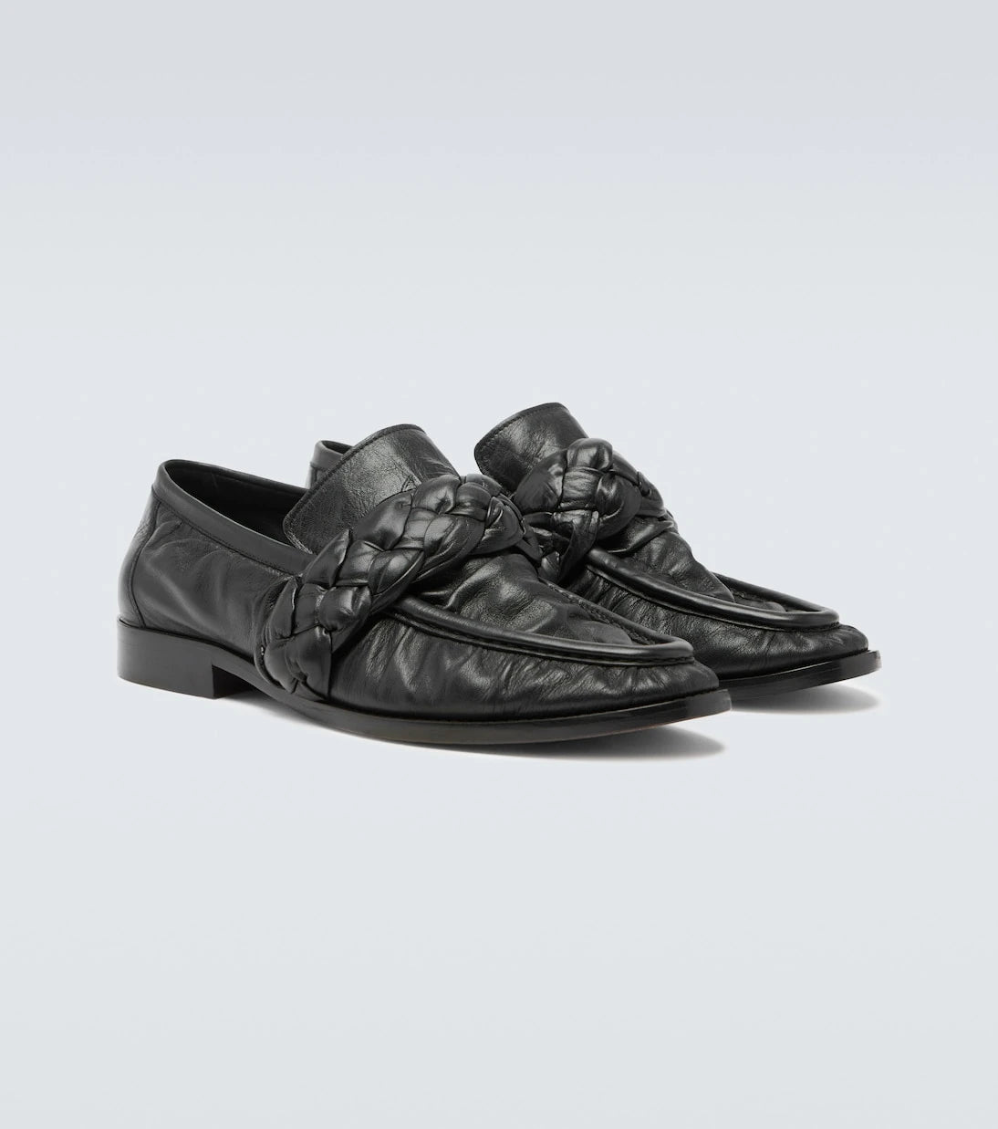 Bottega Veneta - Astaire leather loafers