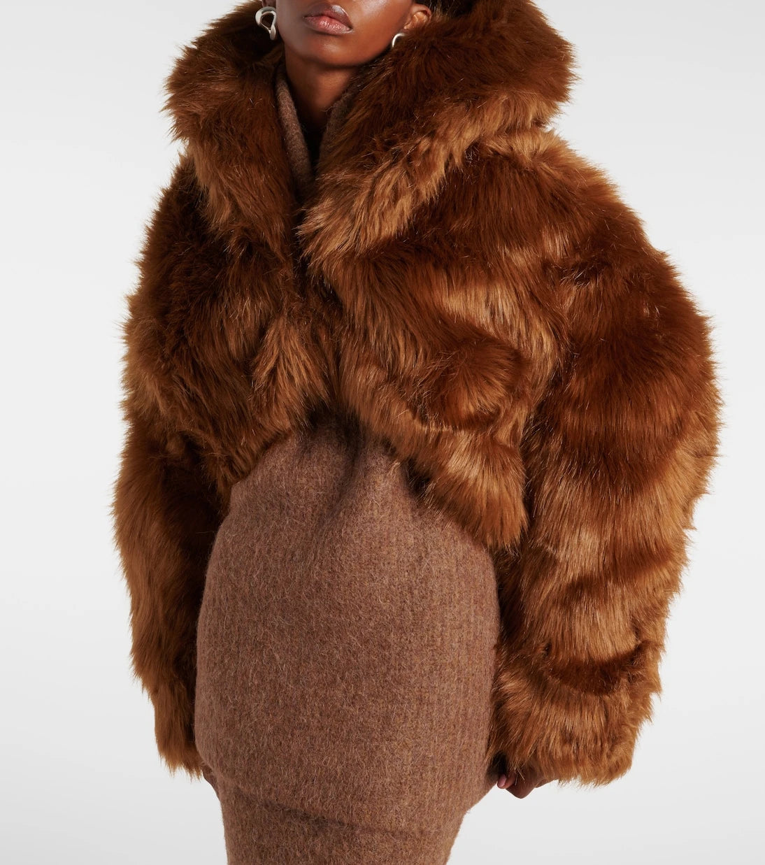 Entire Studios - Vicinity cropped faux fur jacket