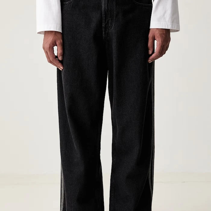 adidas Originals straight erkek Mid-rise Straight kot pantolon