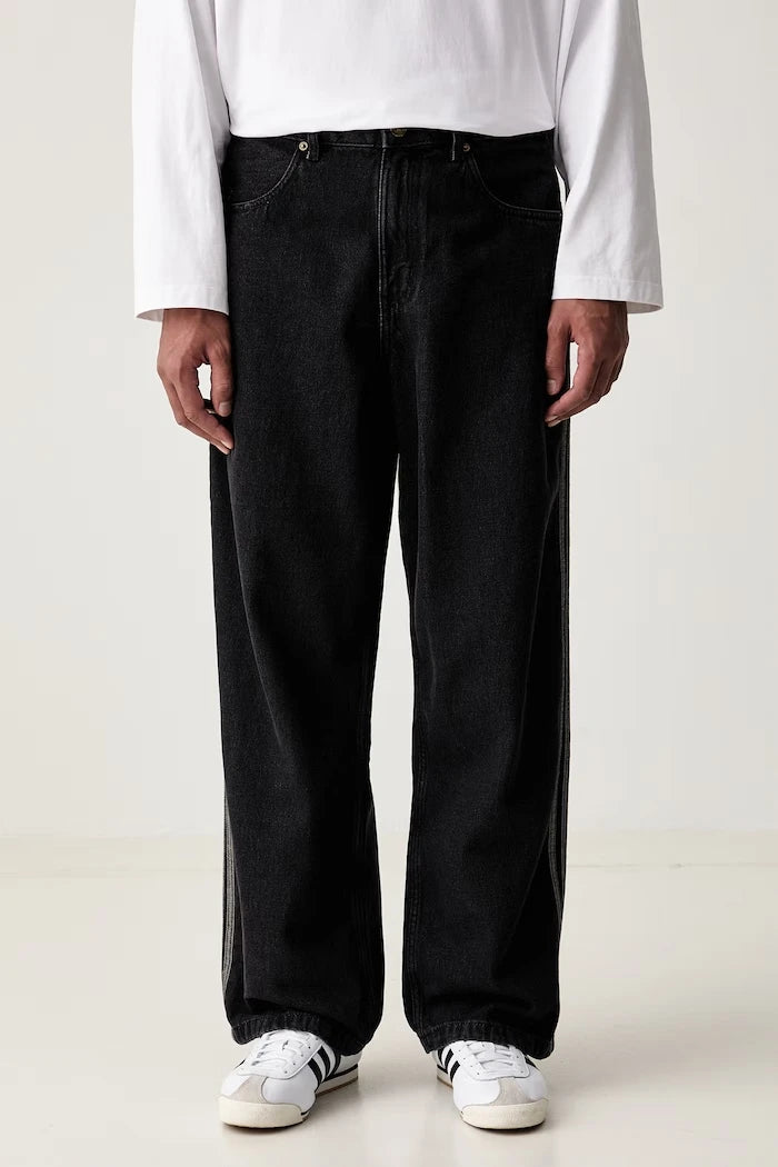 adidas Originals straight erkek Mid-rise Straight kot pantolon
