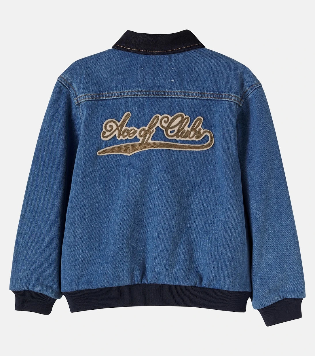 Bonpoint - Luken patch-appliqué denim bomber jacket