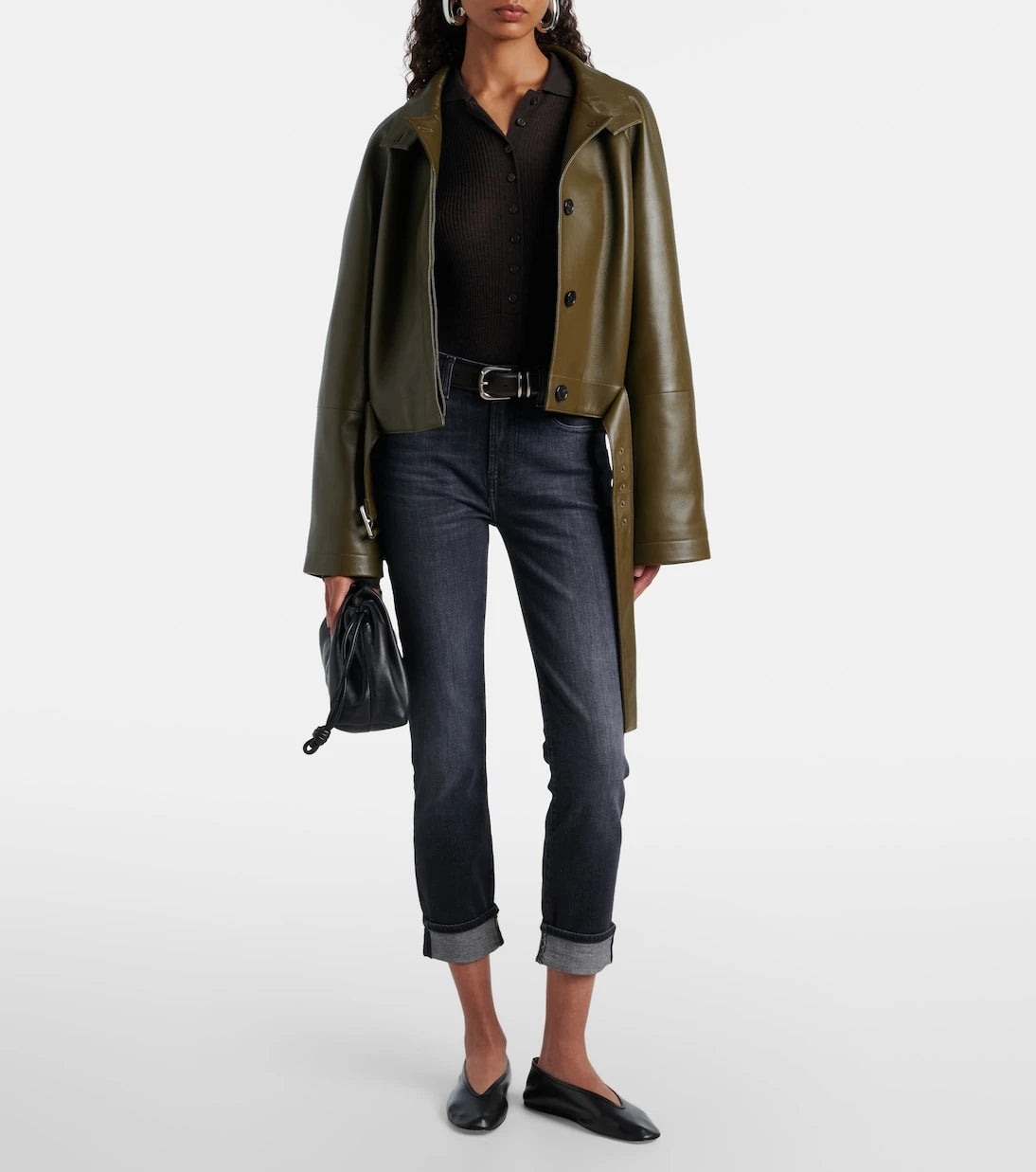 7 For All Mankind - Mid-rise cropped skinny jeans