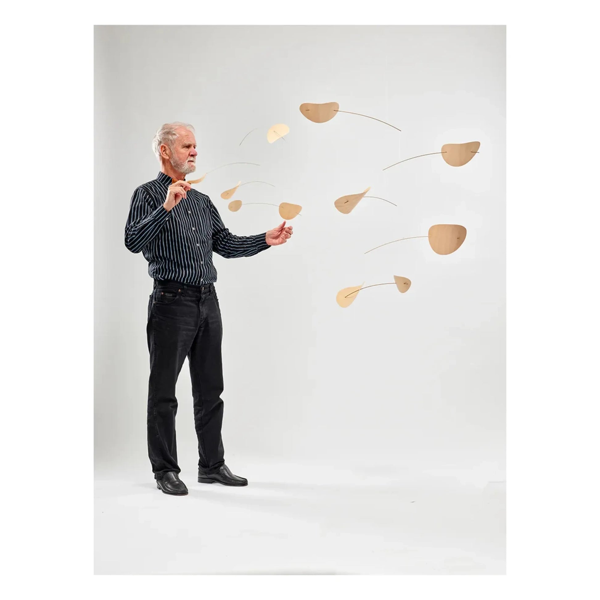 Flensted - Mobile Nuages à la dérive | Bois clair