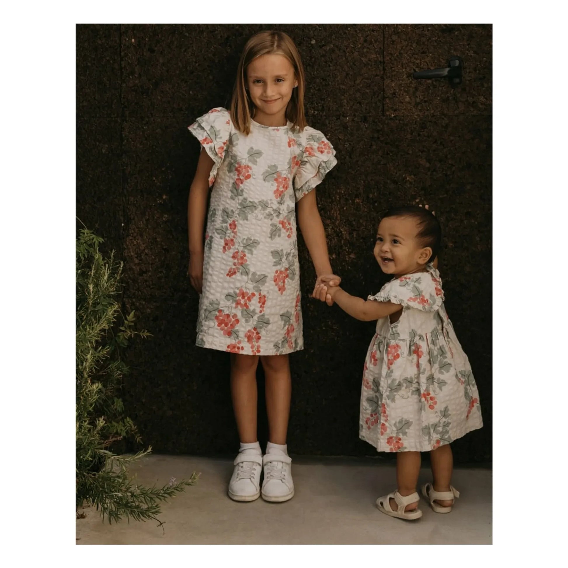 garbo&friends - Raisin Embossed Dress | Ecru