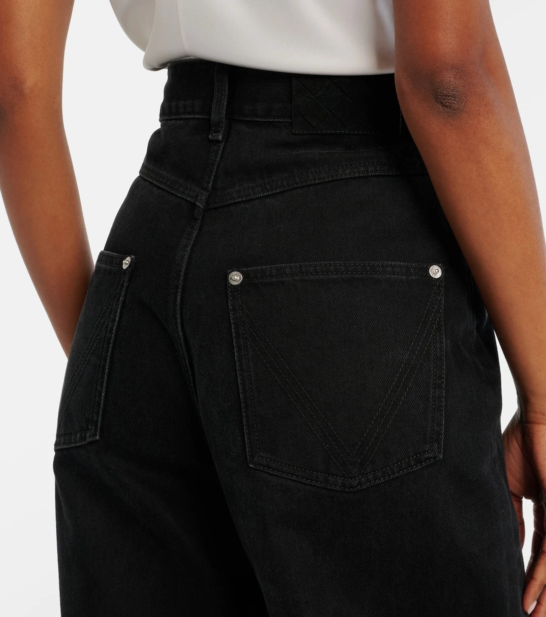 Bottega Veneta - High-rise wide-leg jeans