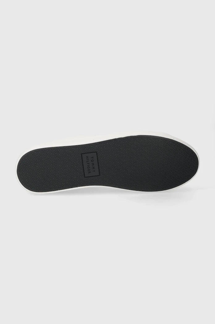 Кожени кецове Tommy Hilfiger TH HI VULC CORE LOW LEATHER ESS