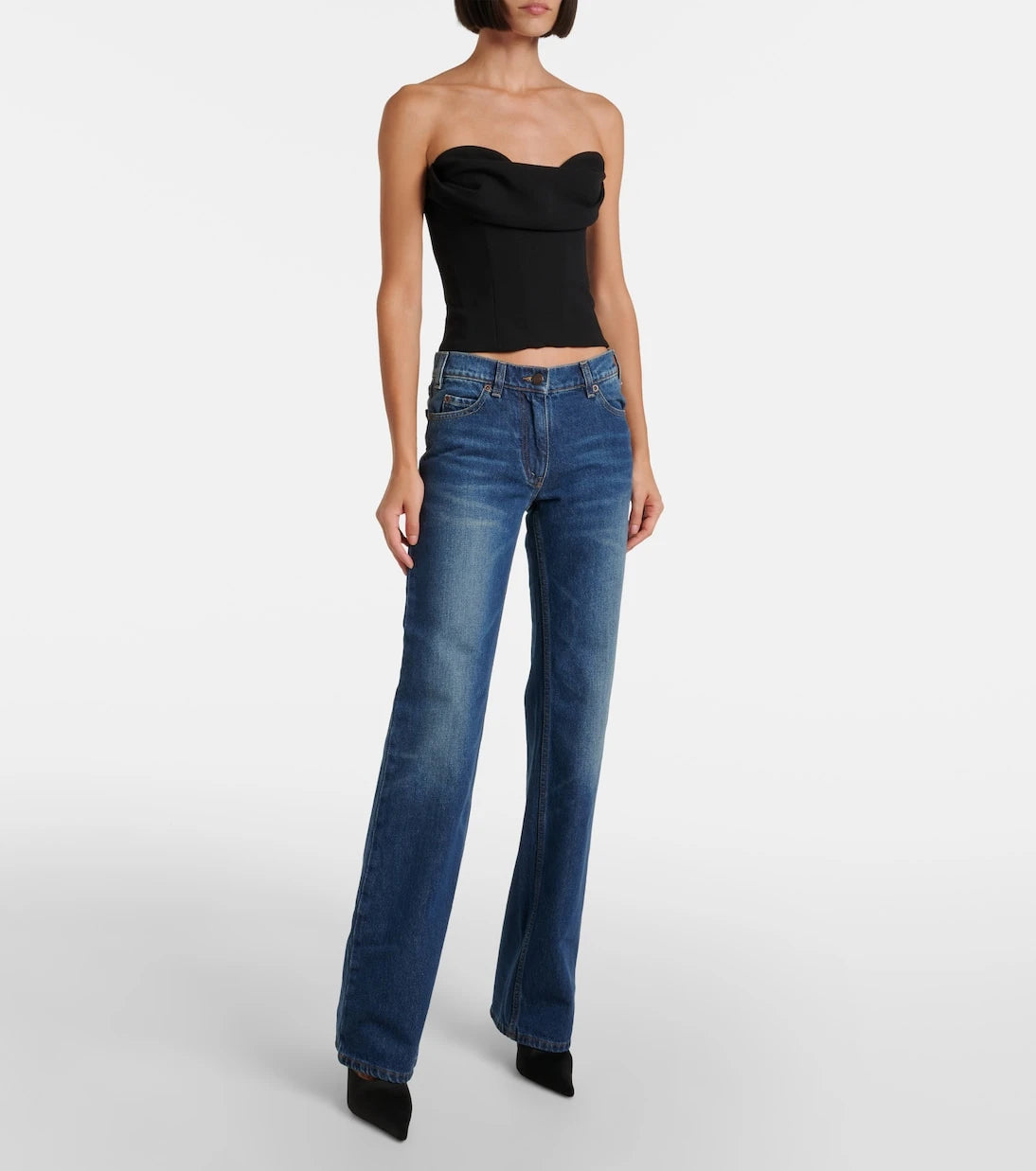 Magda Butrym - Low-rise flared jeans