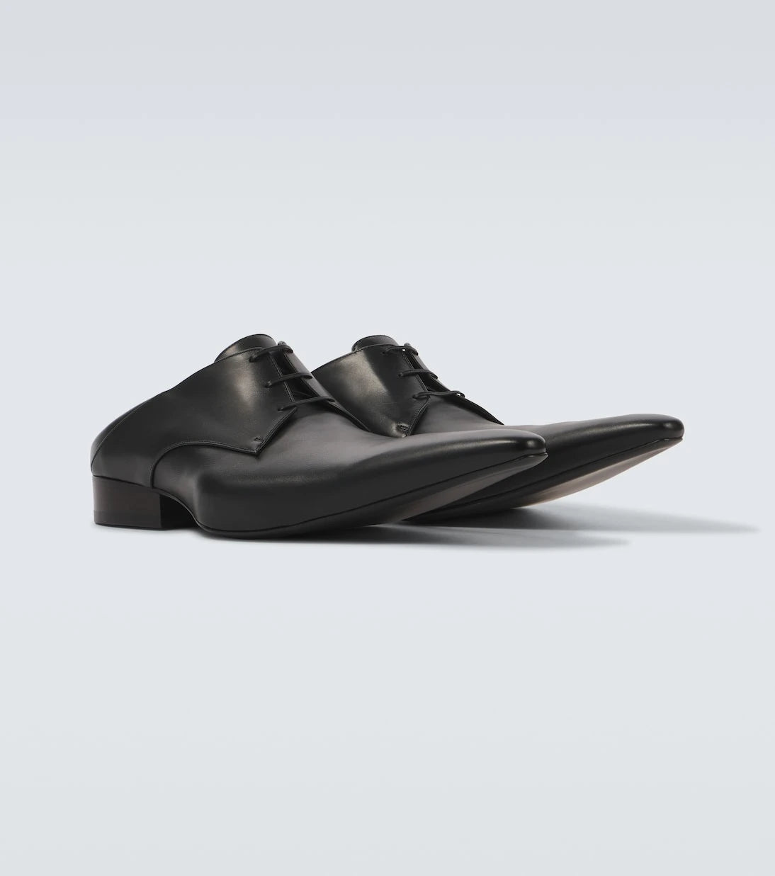 Balenciaga - حذاء ديربي من جلد الأوبرا