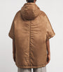 Max Mara Beige Hooded Cape
