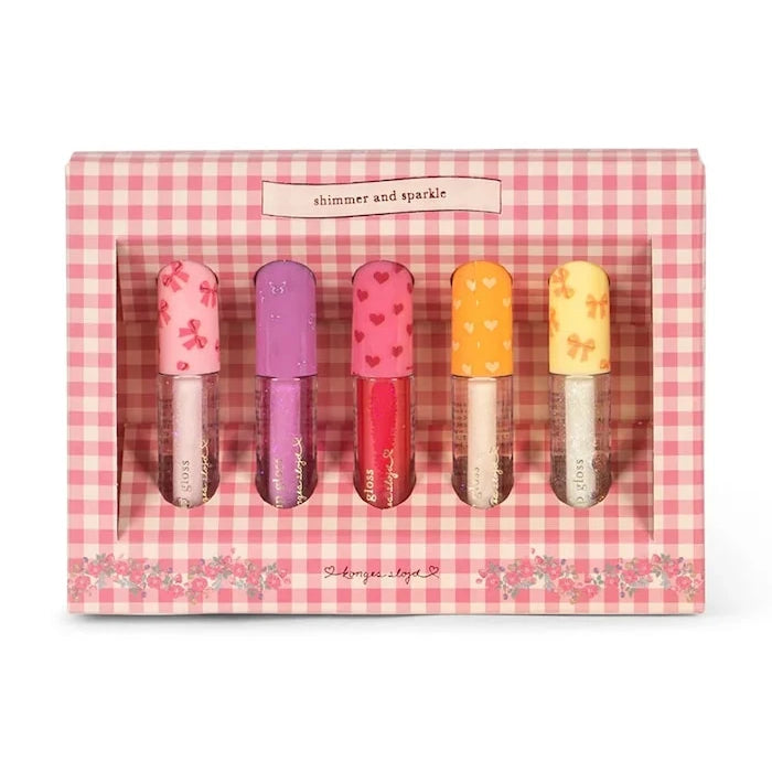 Konges Sløjd GLITTER LIP GLOSS 5’Lİ SET (5 PARÇA)