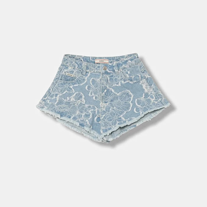 Guess çocuklar için denim kısa pantolon