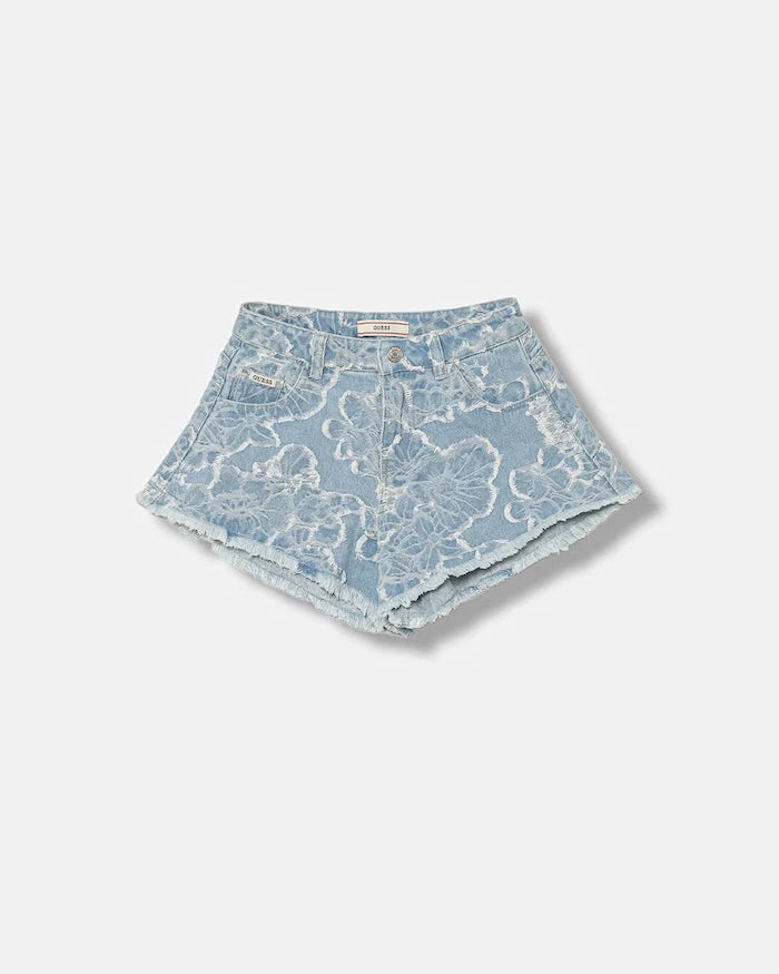 Guess çocuklar için denim kısa pantolon