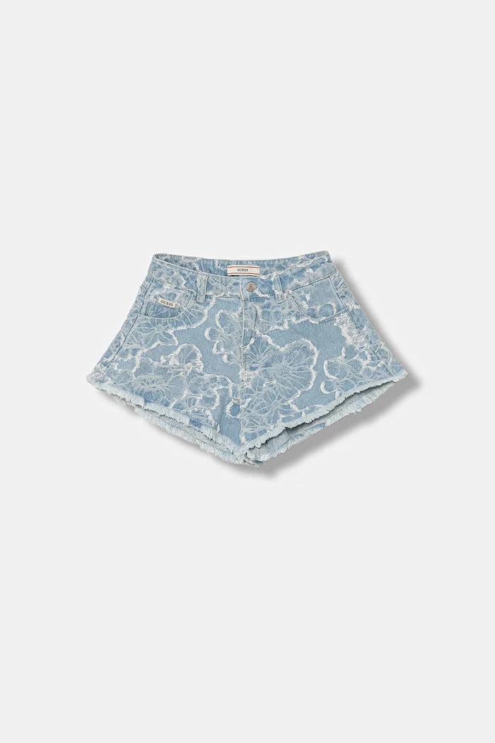 Guess çocuklar için denim kısa pantolon
