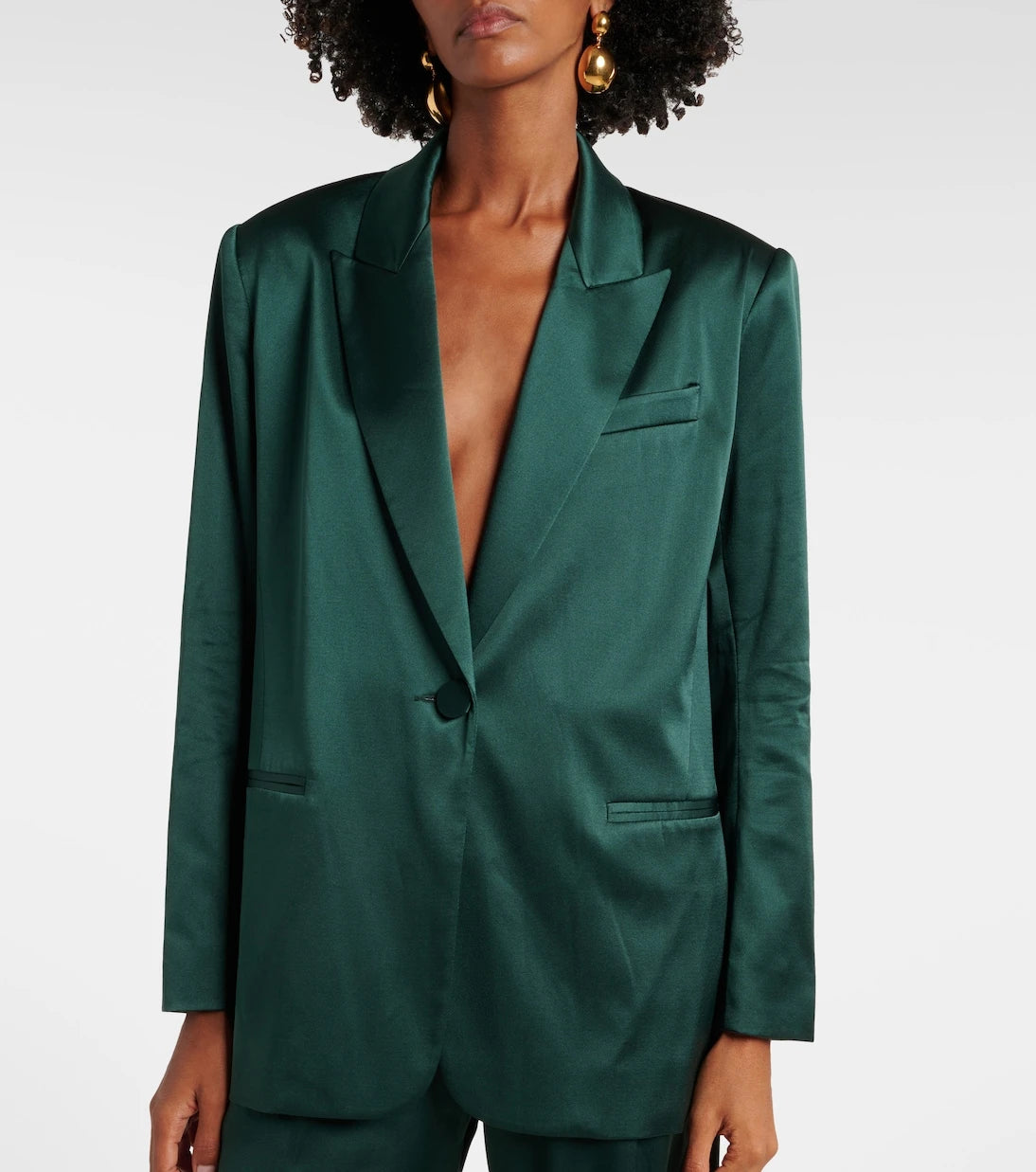 The Sei - Silk satin blazer