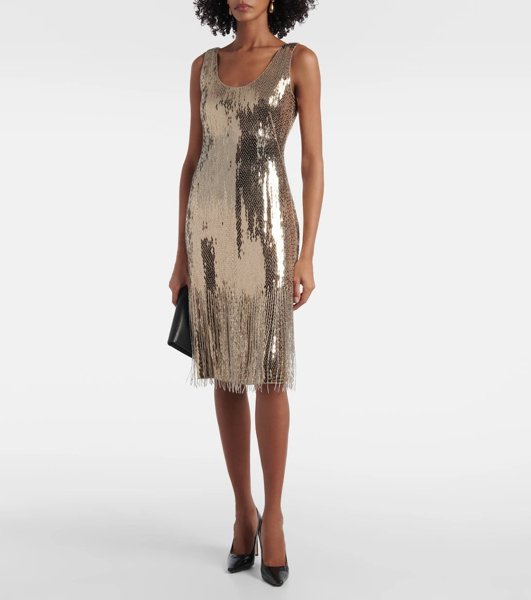 Ralph Lauren Collection - Dolley embellished silk midi dress