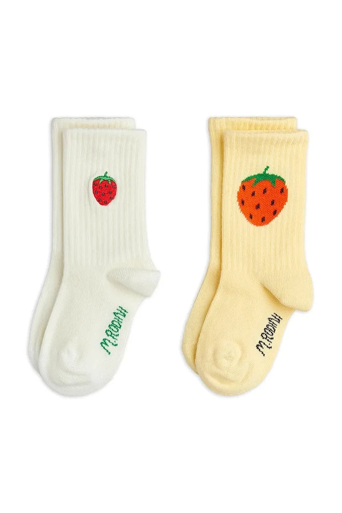 Mini Rodini чорапи за деца Strawberry 2 броя