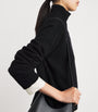 Black Wool-Cashmere Rollneck Sweater
