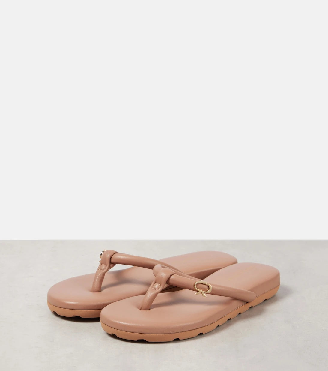 Gianvito Rossi - Juno leather thong sandals