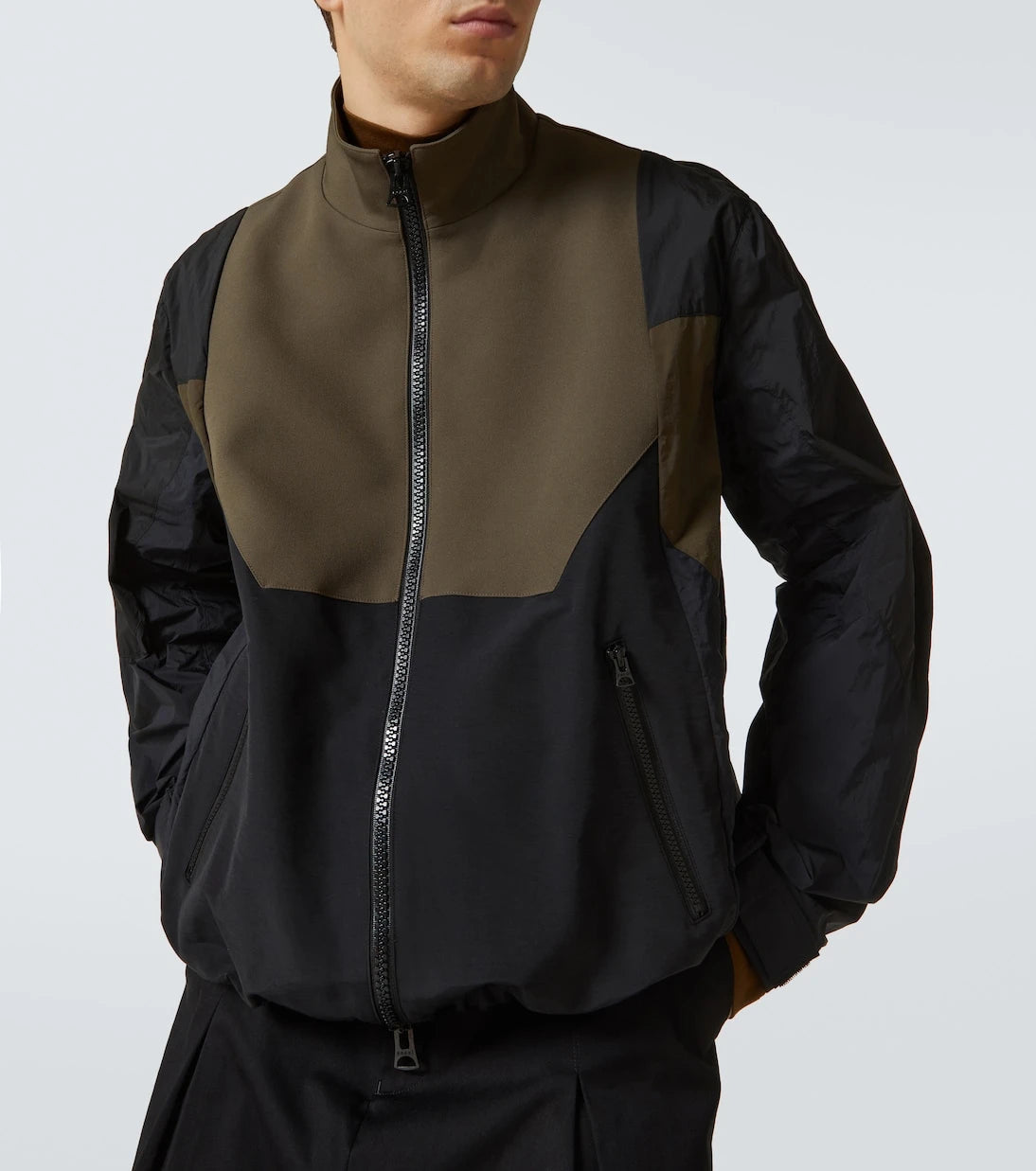 Sacai - Matelassé twill jacket
