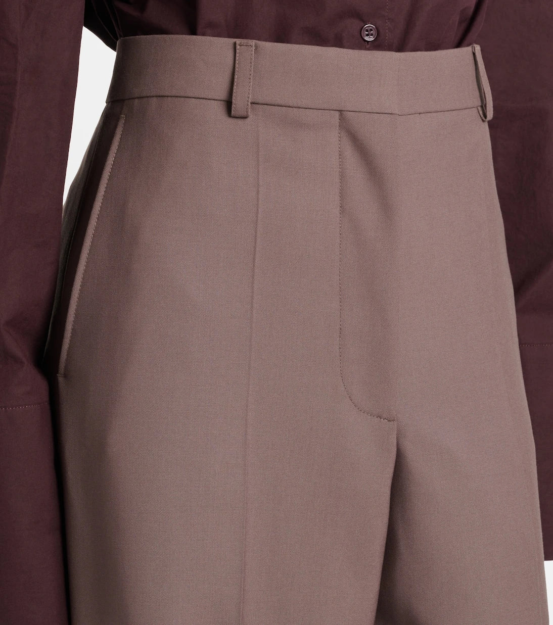 Stella McCartney - Wool wide-leg pants