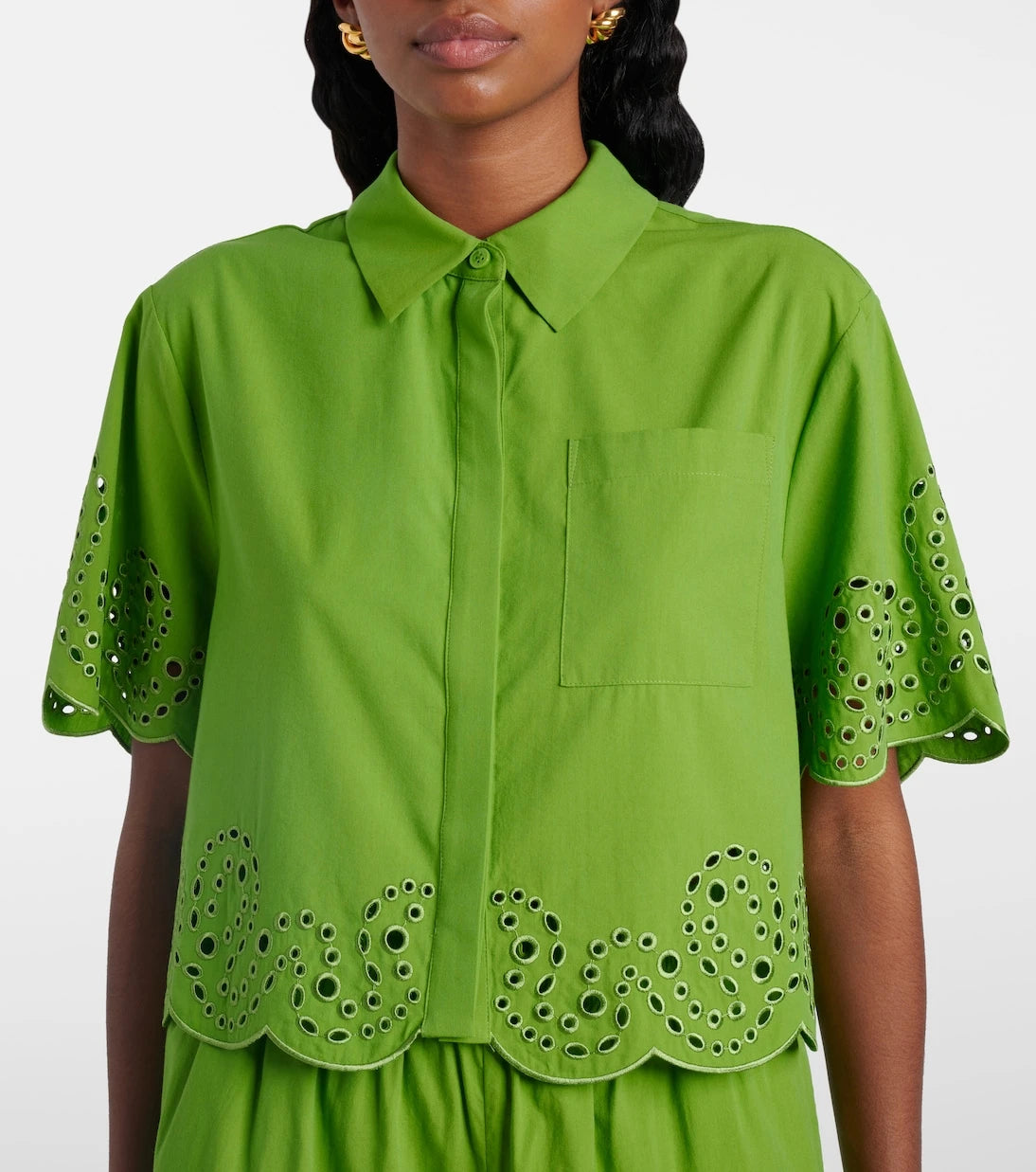 Simkhai - Keyla broderie anglaise top