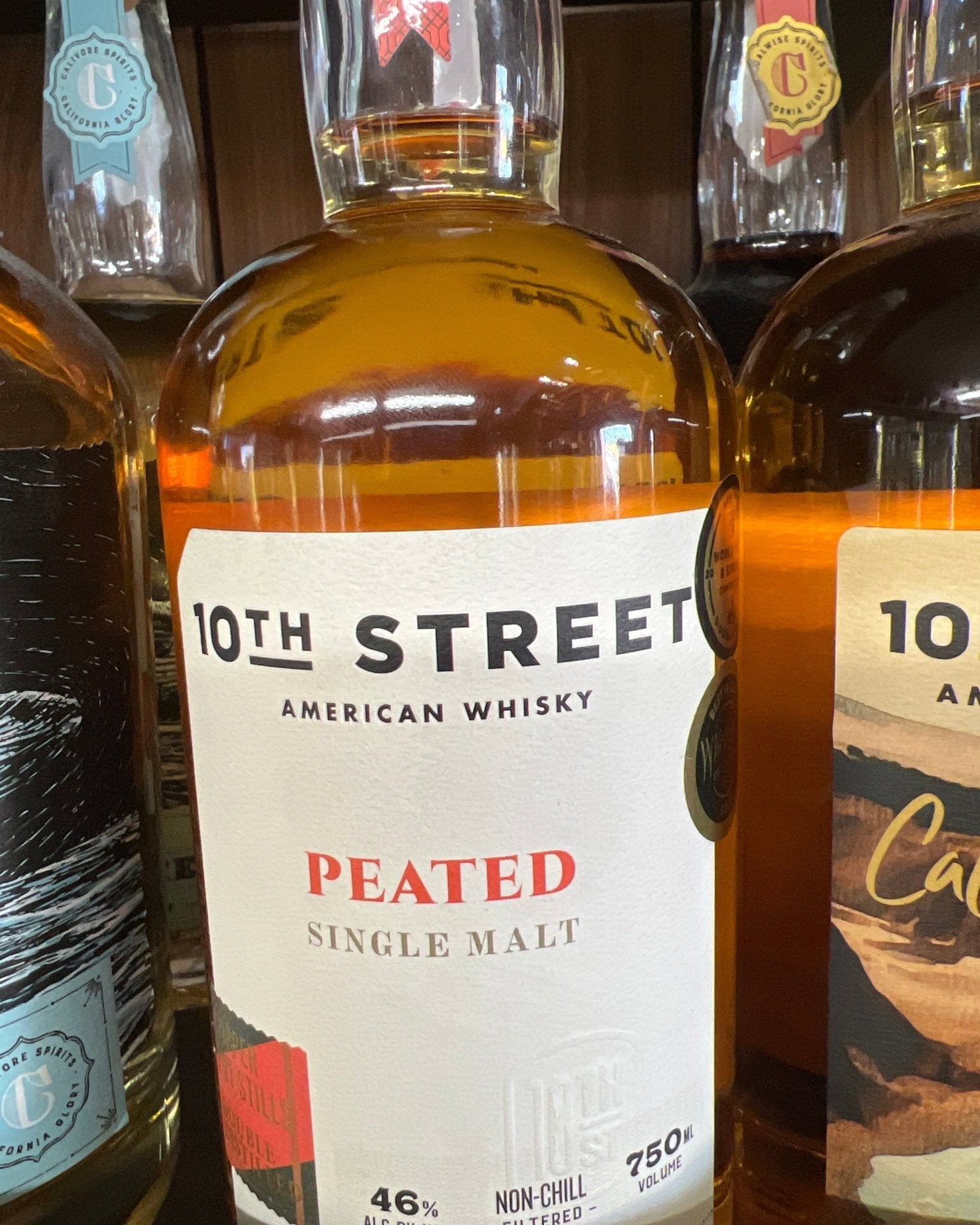 10th Street American Whisky Peated Single Malt (750mL)