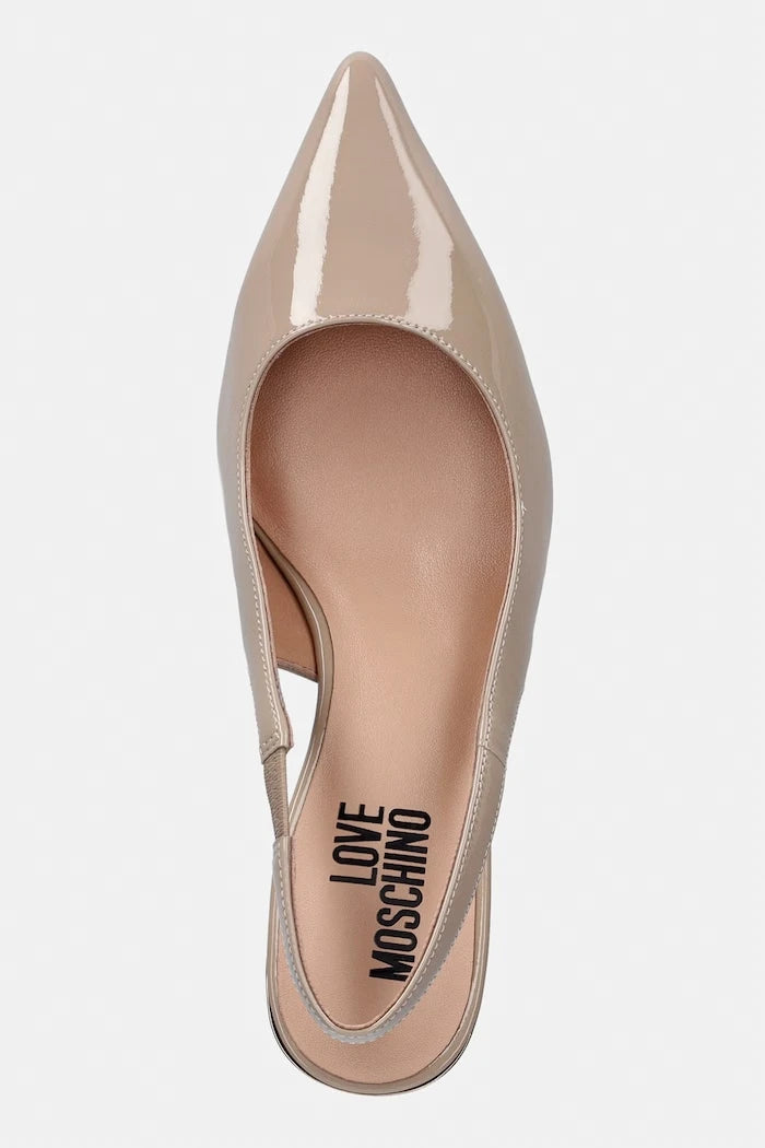 Love Moschino Topuklu Deri Ayakkabı