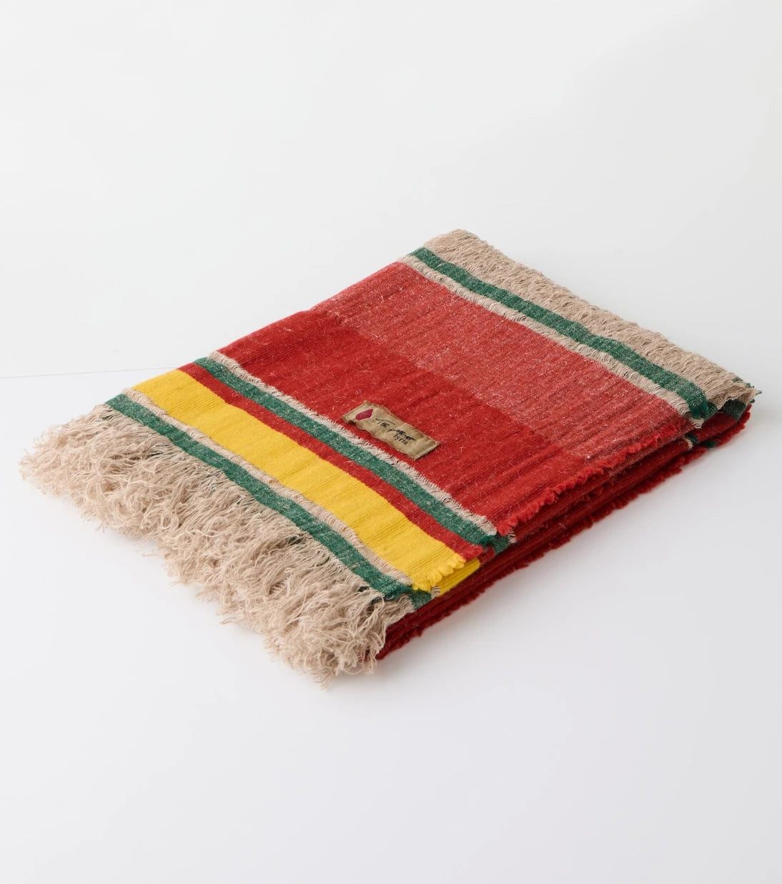 The House of Lyria - Xoroi striped wool-blend throw