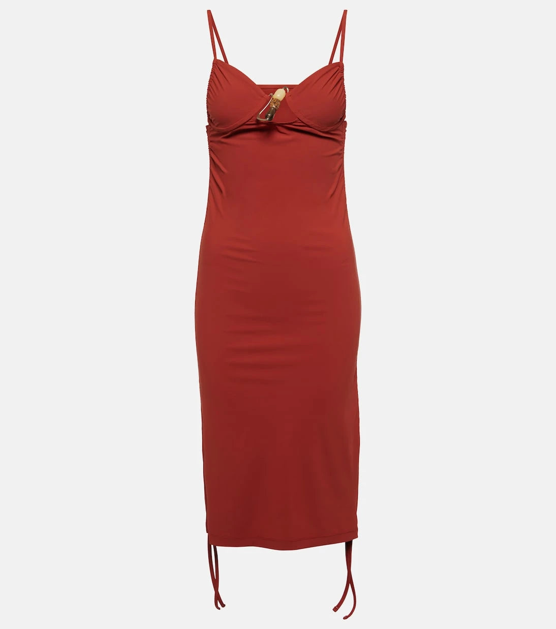 Christopher Esber - Nebular ruched cutout midi dress