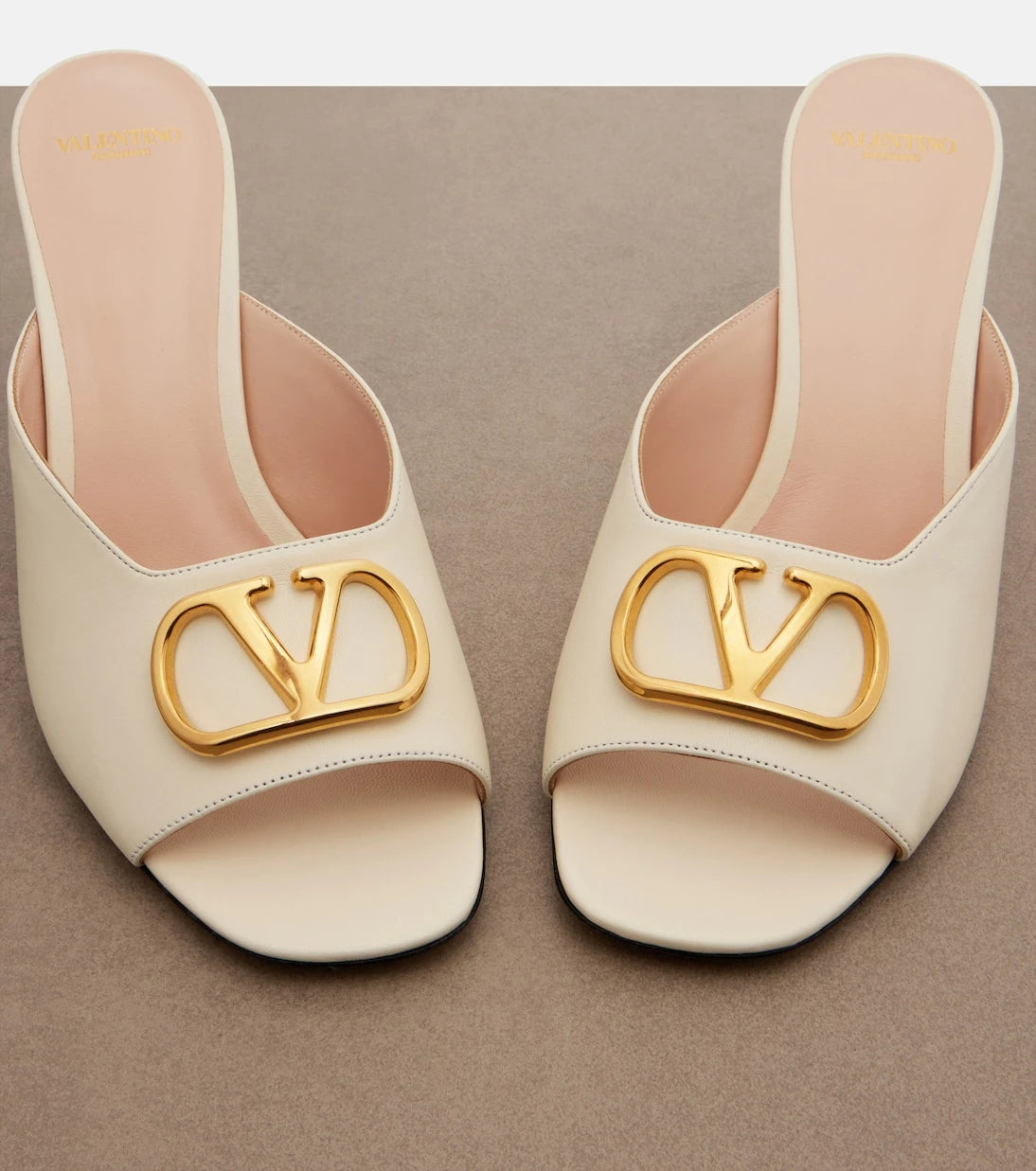 Valentino Garavani - VLogo leather mules