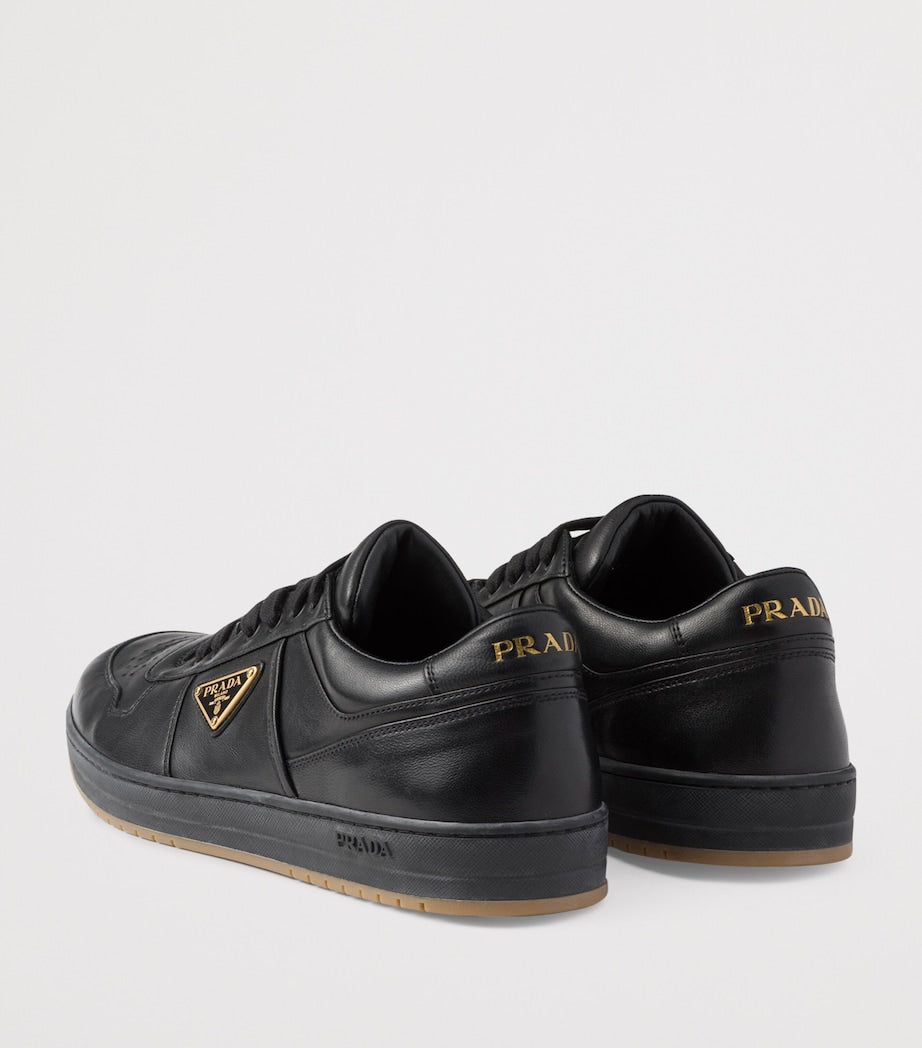 Prada Leather Downtown Sneakers