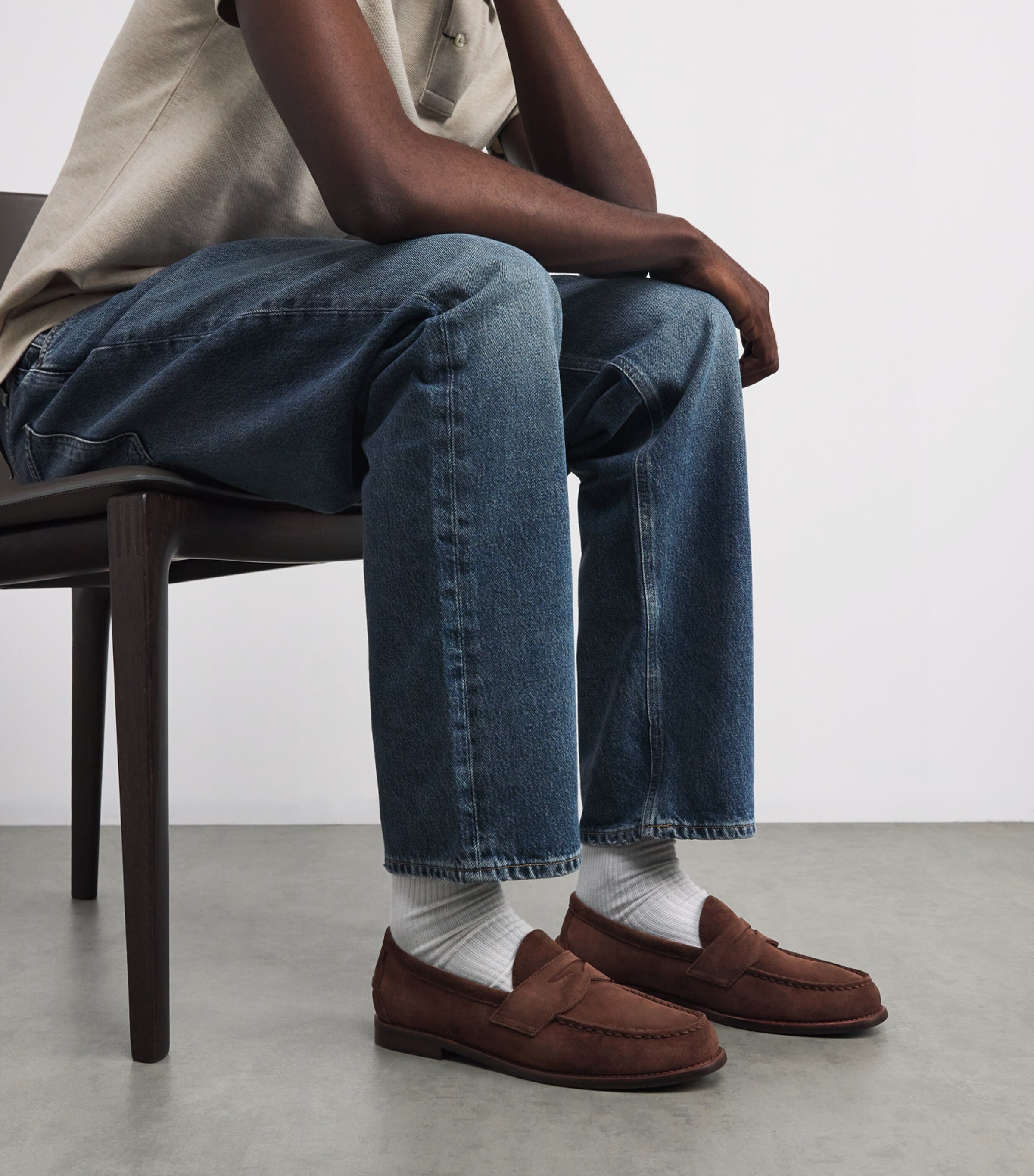 Polo Ralph Lauren Suede Alston Penny Loafers