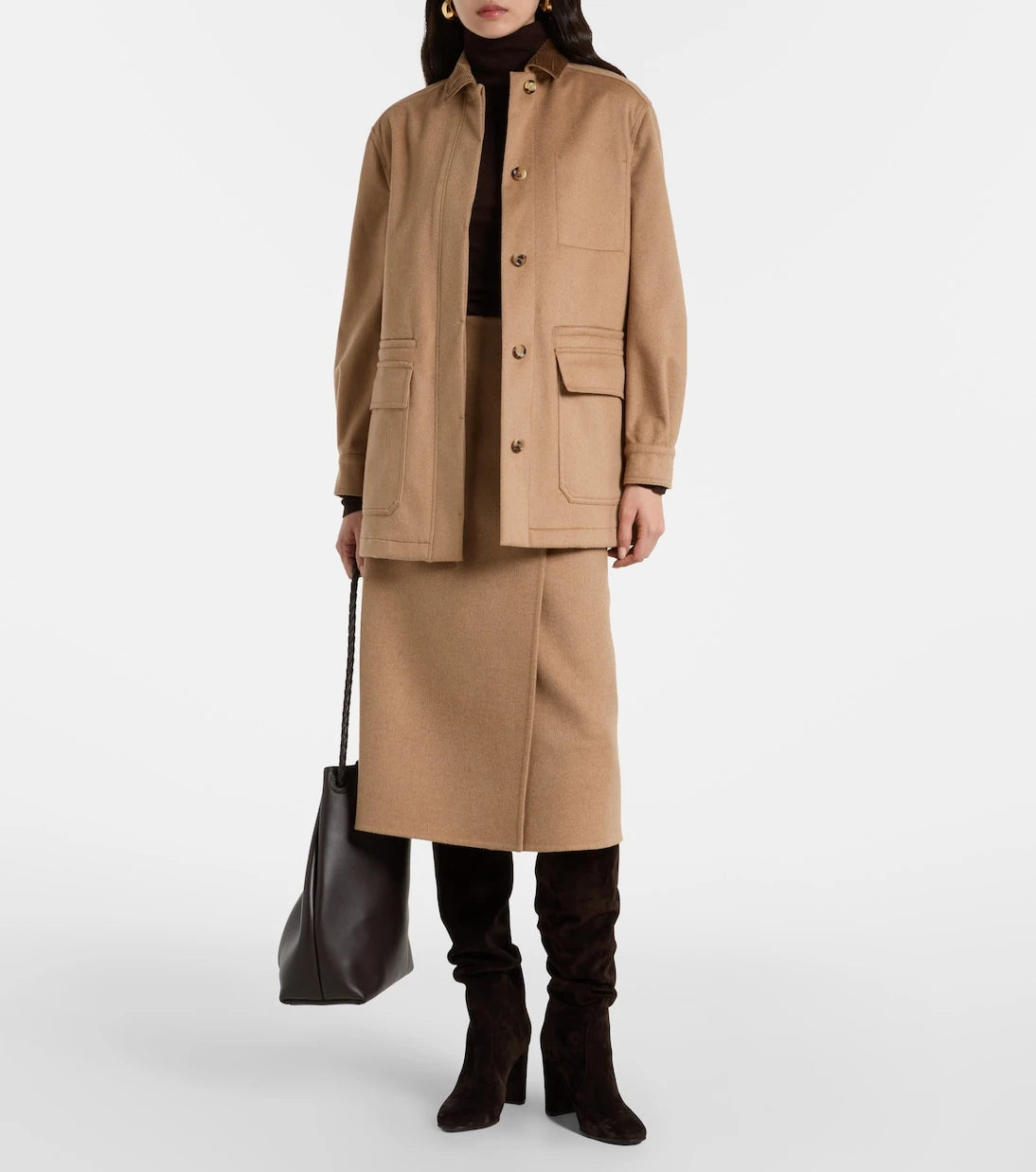 Max Mara - Leva belted camel hair jacket