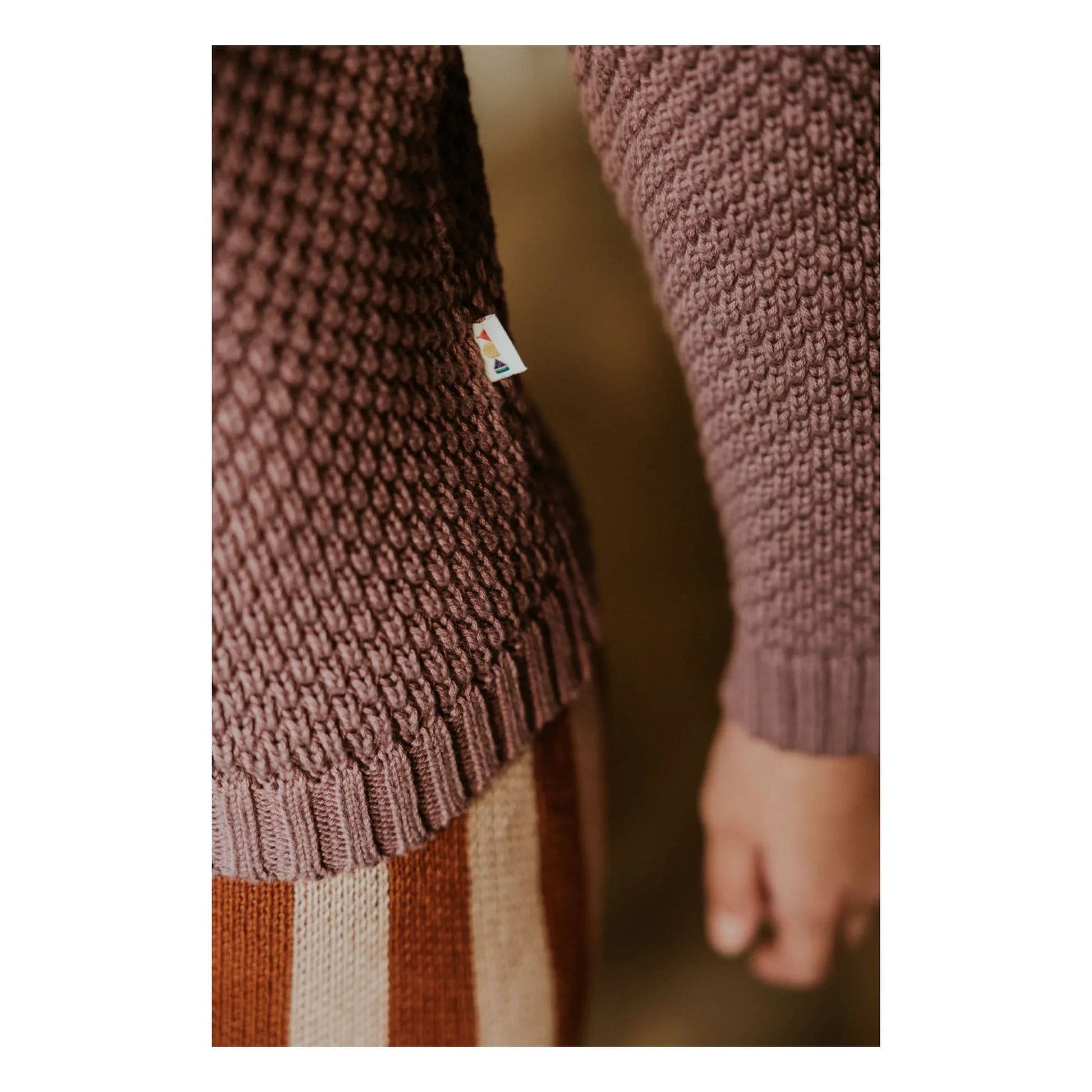 Yuki - Kyoto organic cotton sweater | Mauve