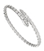 White Gold and Diamond Serpenti Viper Bangle
