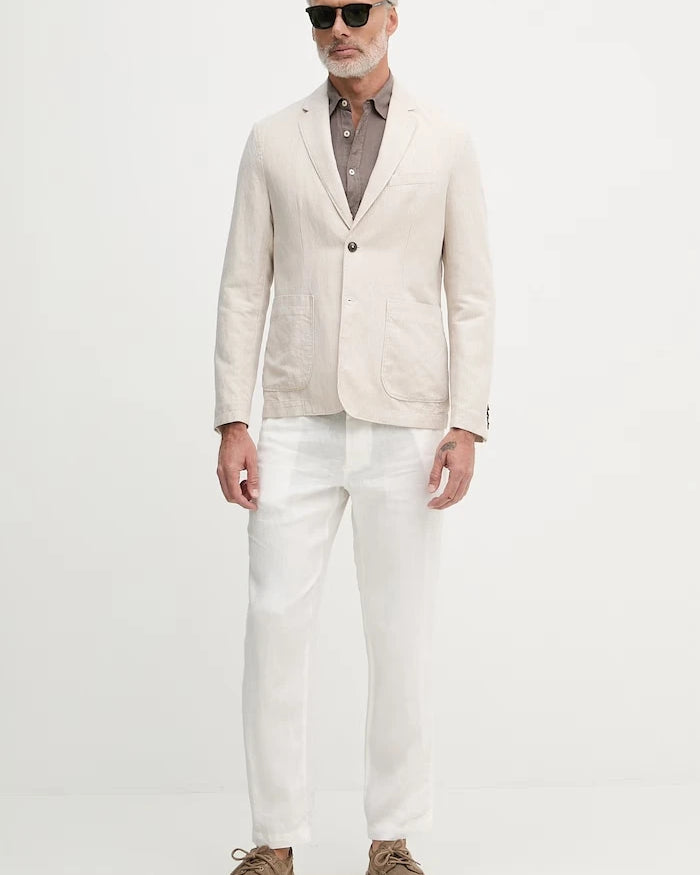 United Colors of Benetton erkek keten pantolon