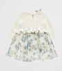 Monnalisa Knitted Floral Dress (3-36 Months)