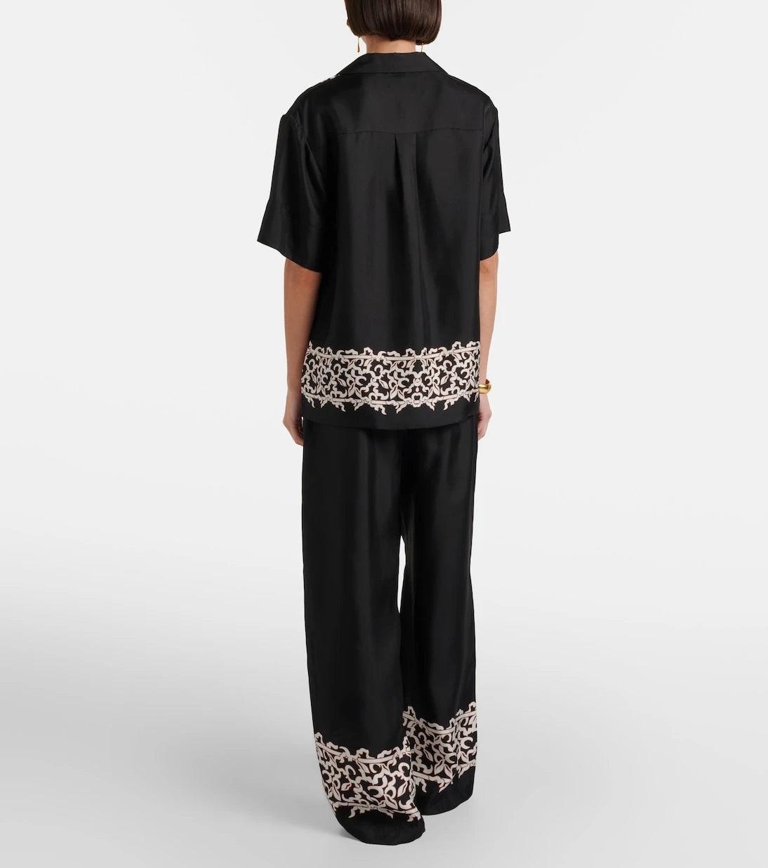 Rebecca Vallance - Sundia silk wide-leg pants