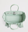 Balenciaga Green Mini Leather Bel Air Carry All Tote Bag